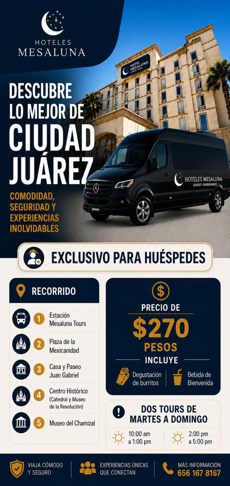 Descubre Ciudad Juárez con Mesaluna City Tour
